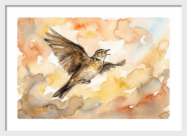 Lark In Flight
