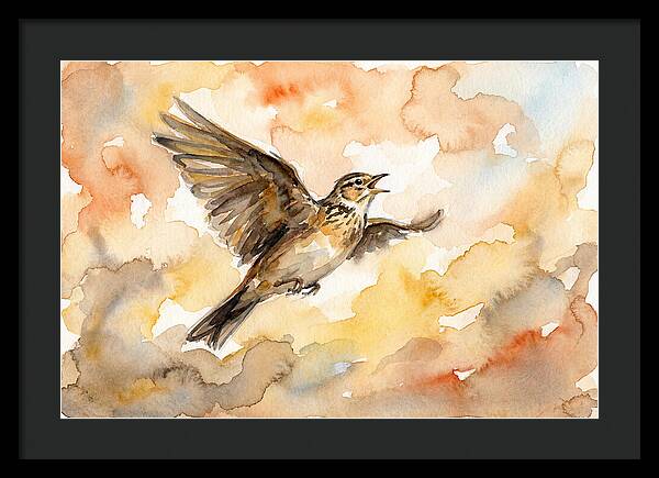 Lark In Flight