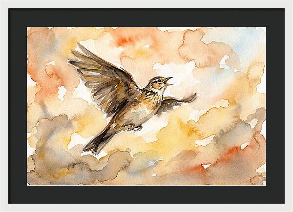Lark In Flight