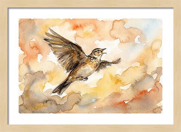 Lark In Flight