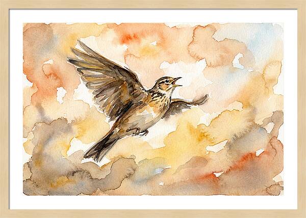 Lark In Flight