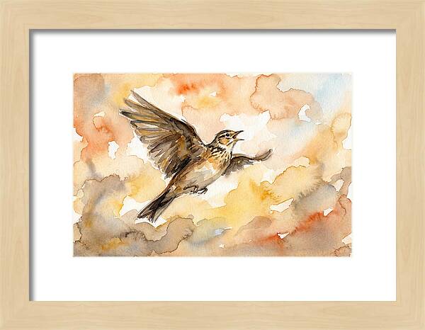 Lark In Flight