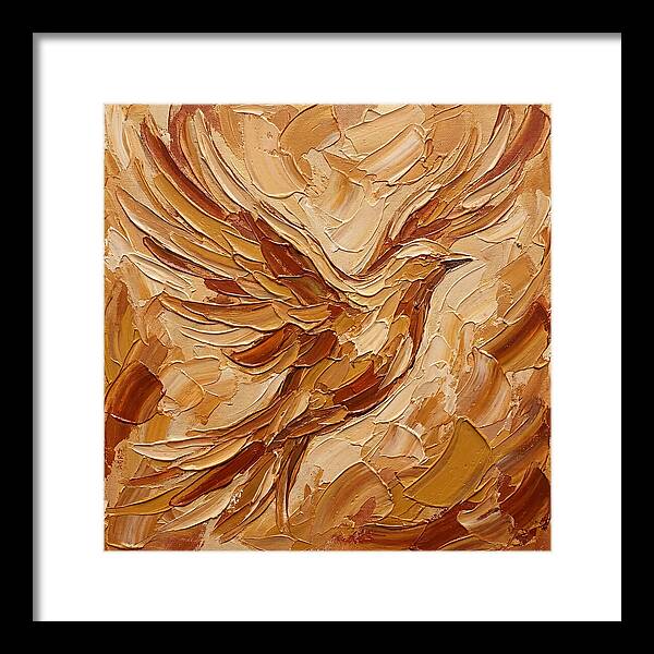 Lark Soaring Through Skies