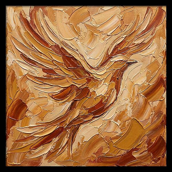 Lark Soaring Through Skies