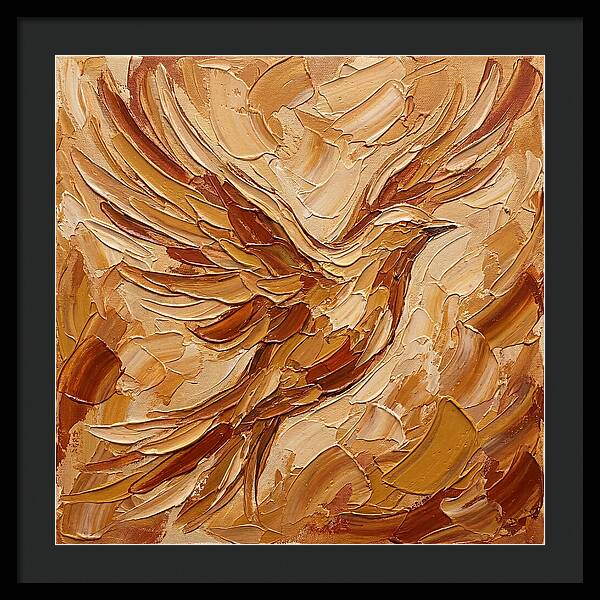 Lark Soaring Through Skies