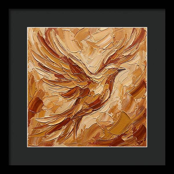 Lark Soaring Through Skies