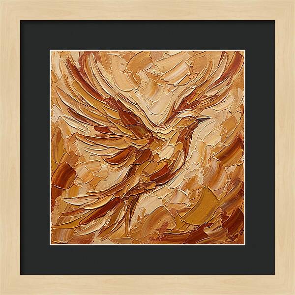 Lark Soaring Through Skies