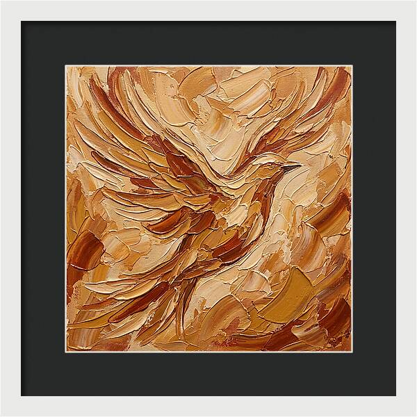 Lark Soaring Through Skies