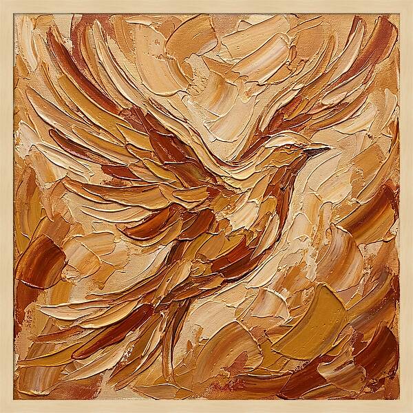 Lark Soaring Through Skies