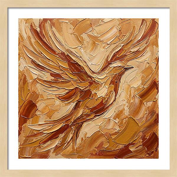 Lark Soaring Through Skies