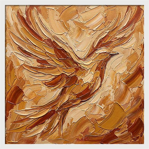 Lark Soaring Through Skies