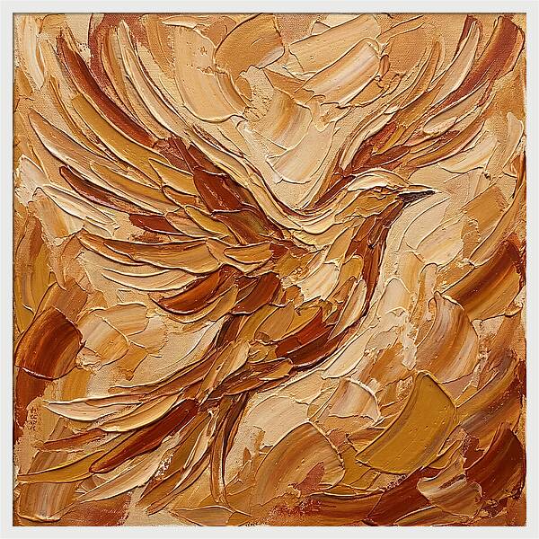 Lark Soaring Through Skies