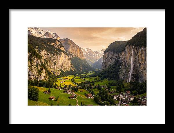 Lauterbrunnen Valley At Golden Hour