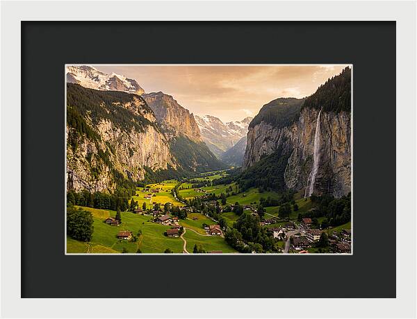 Lauterbrunnen Valley At Golden Hour