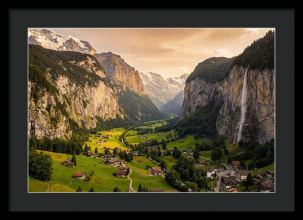 Lauterbrunnen Valley At Golden Hour