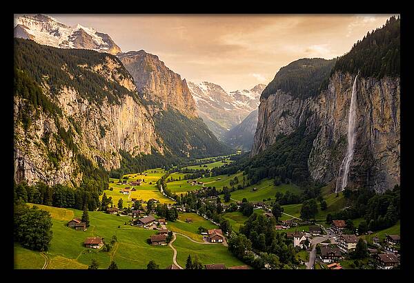 Lauterbrunnen Valley At Golden Hour