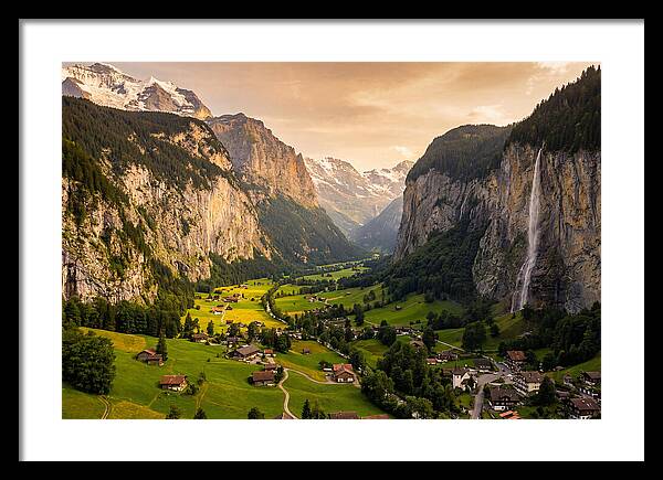 Lauterbrunnen Valley At Golden Hour