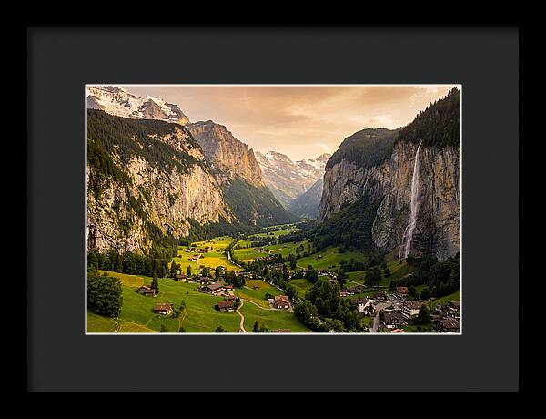 Lauterbrunnen Valley At Golden Hour