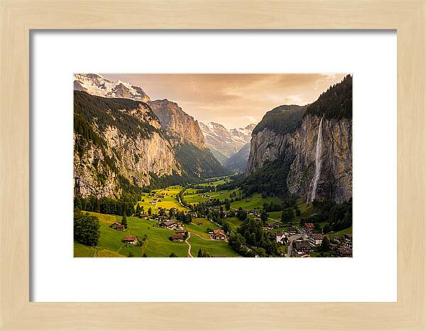 Lauterbrunnen Valley At Golden Hour