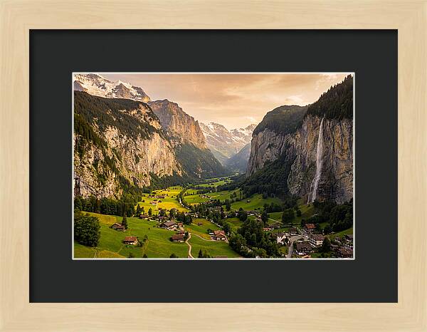 Lauterbrunnen Valley At Golden Hour