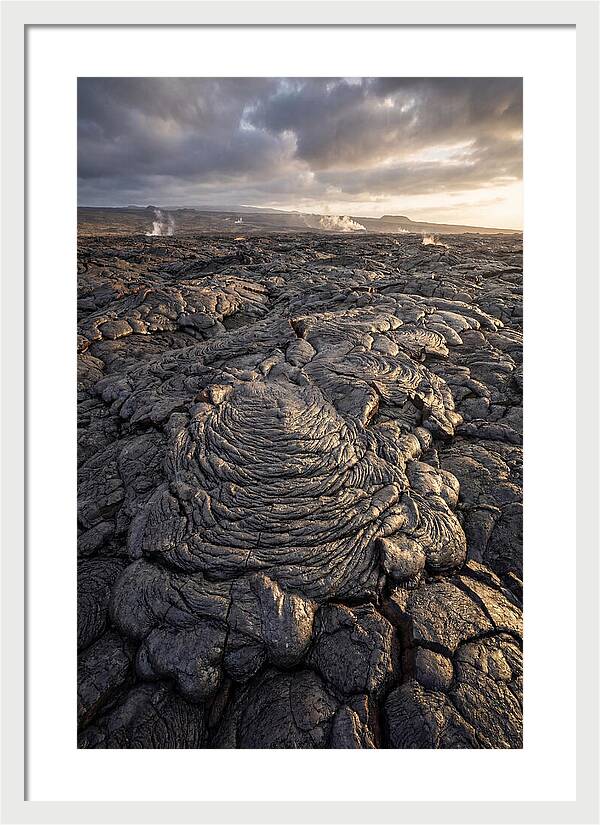 Lava Flow Cooled Patterns