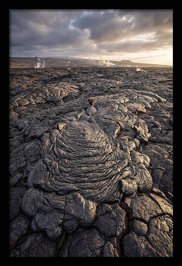 Lava Flow Cooled Patterns