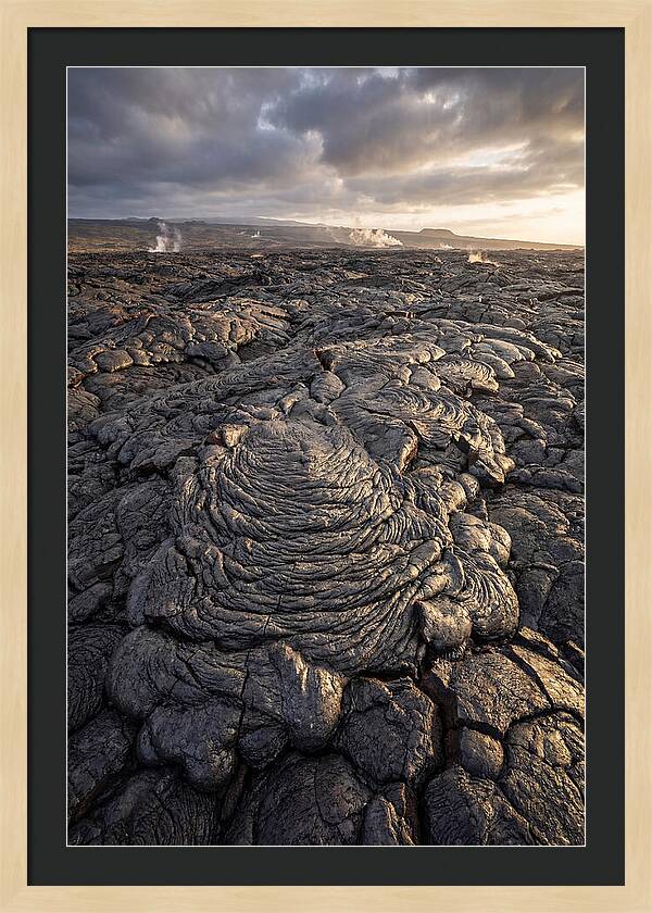 Lava Flow Cooled Patterns