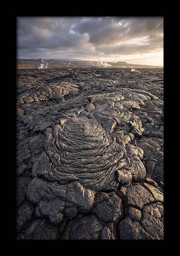 Lava Flow Cooled Patterns
