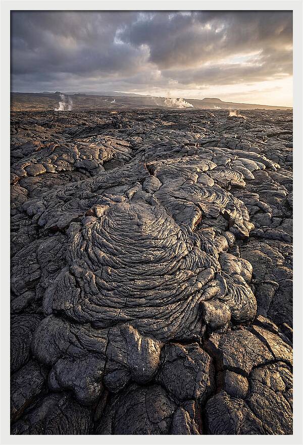 Lava Flow Cooled Patterns