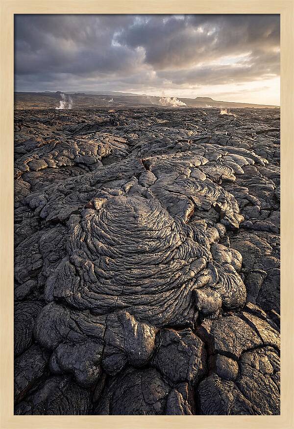 Lava Flow Cooled Patterns