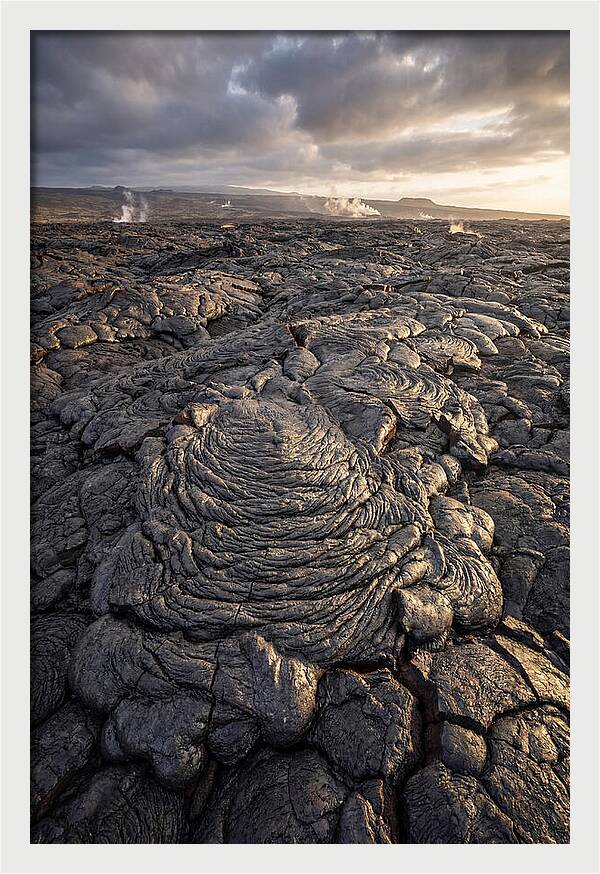 Lava Flow Cooled Patterns