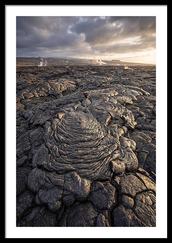 Lava Flow Cooled Patterns