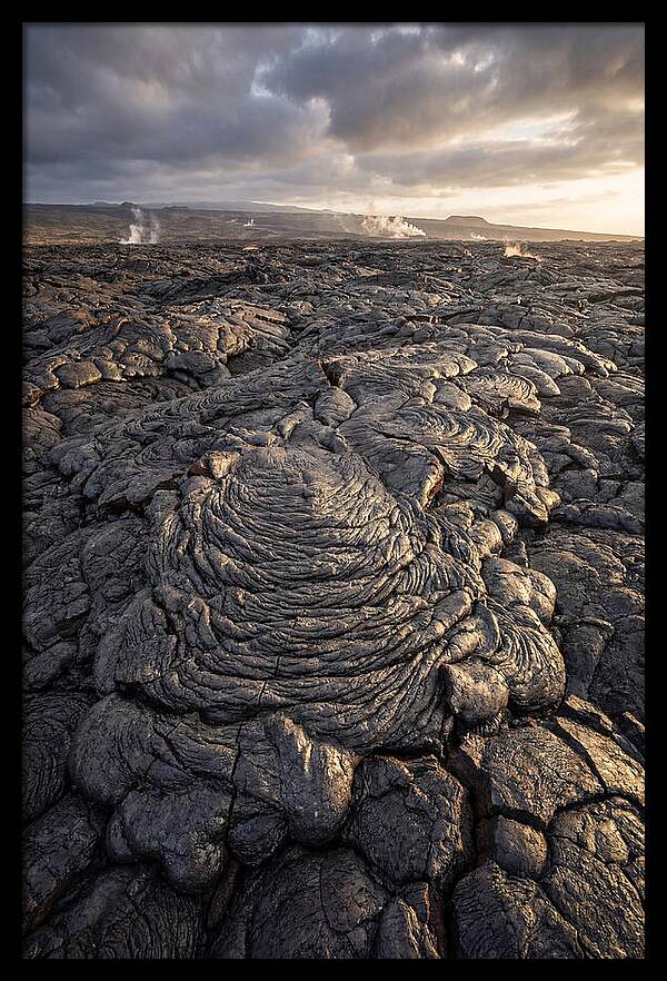 Lava Flow Cooled Patterns