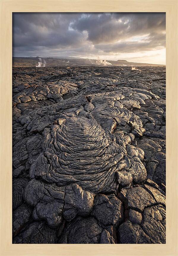 Lava Flow Cooled Patterns