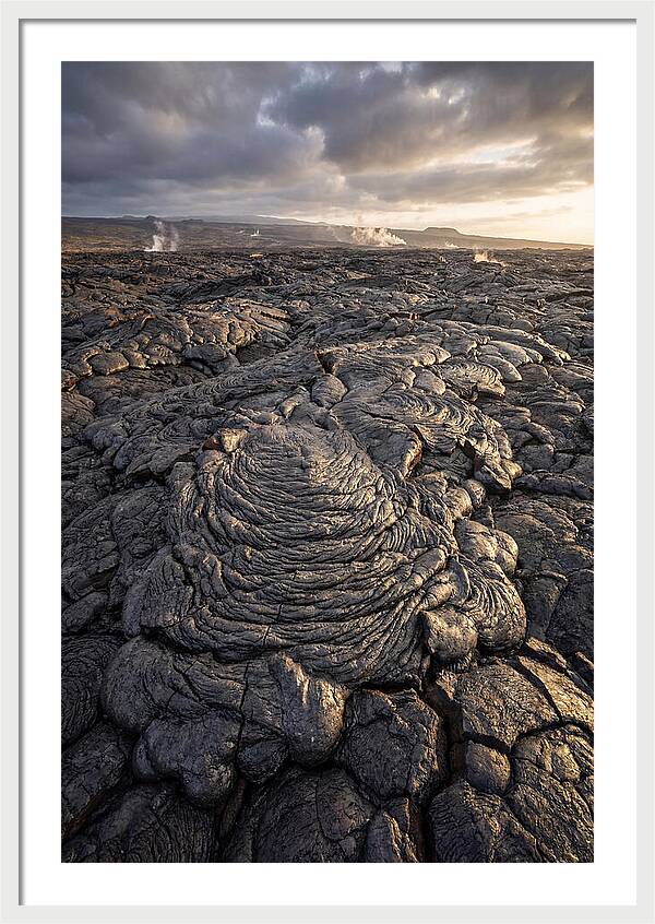 Lava Flow Cooled Patterns