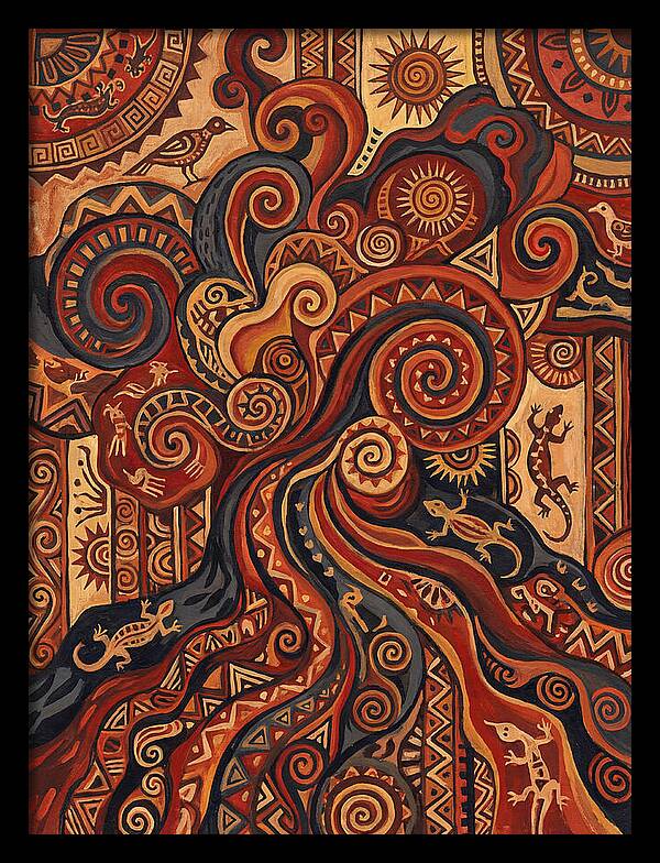 Lava Rock Folk Patterns
