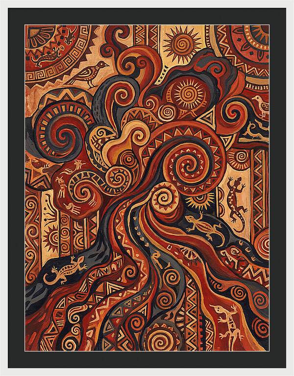 Lava Rock Folk Patterns