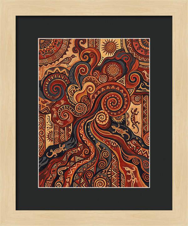 Lava Rock Folk Patterns
