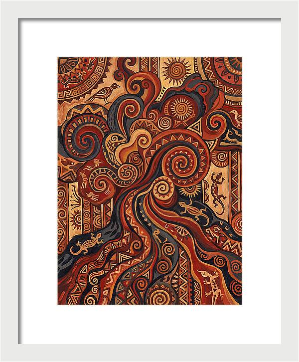 Lava Rock Folk Patterns