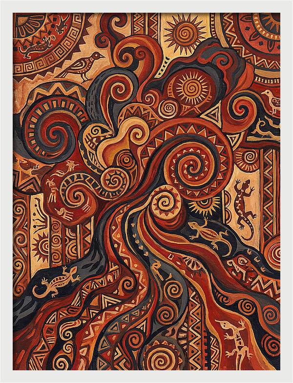 Lava Rock Folk Patterns
