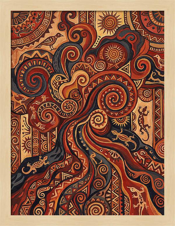 Lava Rock Folk Patterns
