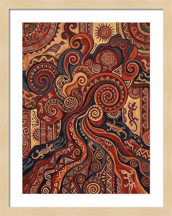 Lava Rock Folk Patterns
