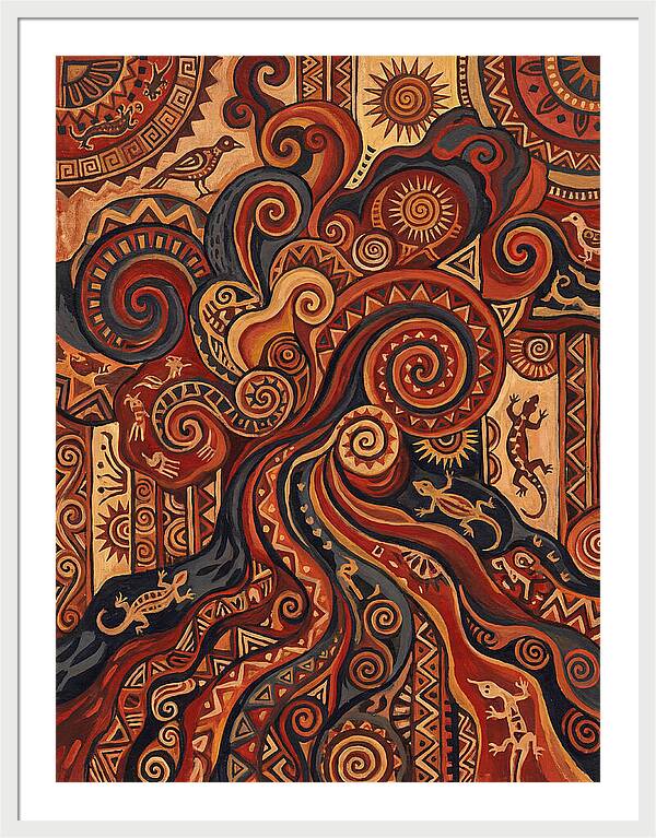 Lava Rock Folk Patterns