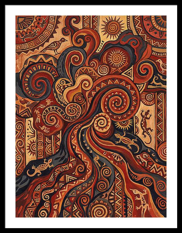 Lava Rock Folk Patterns