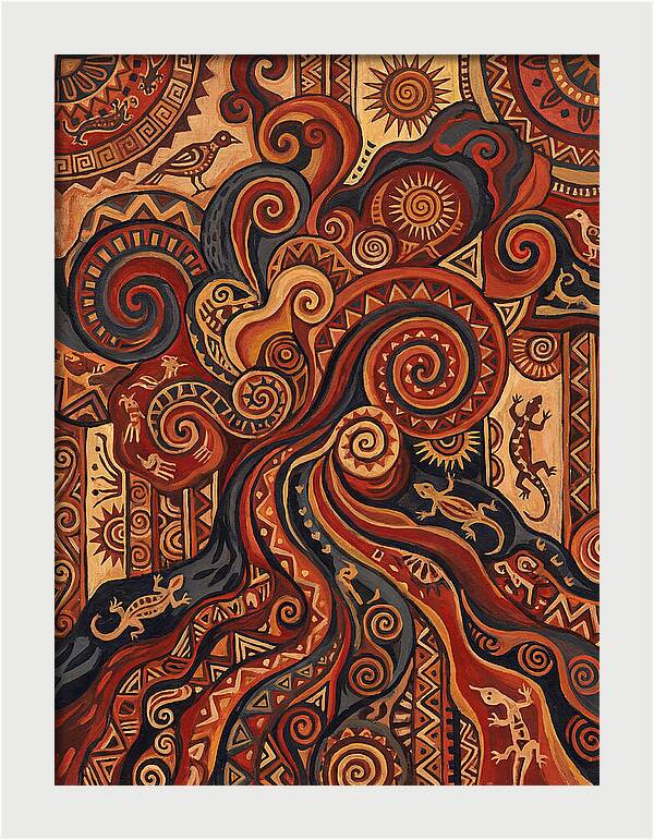 Lava Rock Folk Patterns