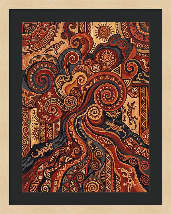 Lava Rock Folk Patterns