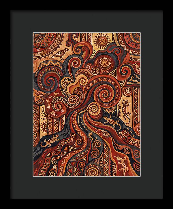 Lava Rock Folk Patterns