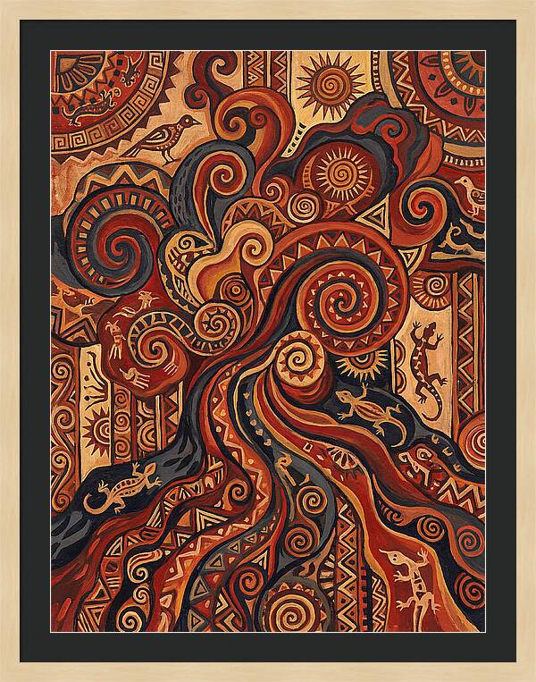 Lava Rock Folk Patterns