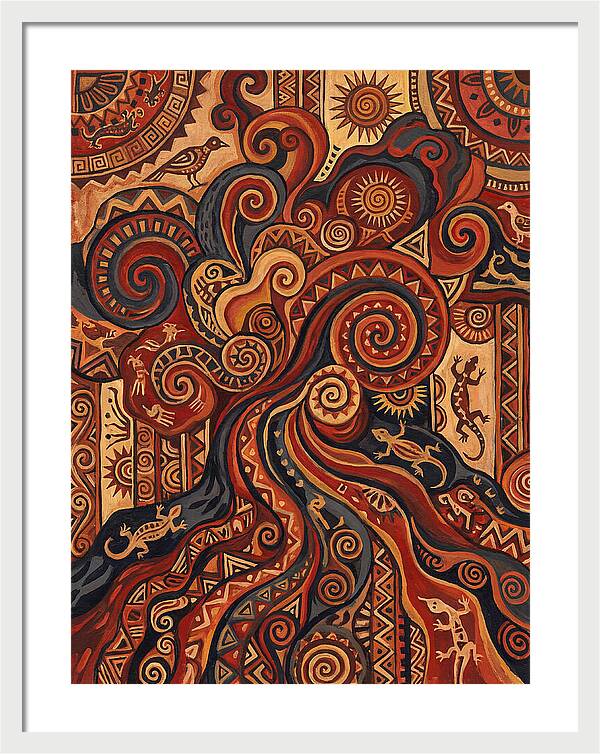 Lava Rock Folk Patterns