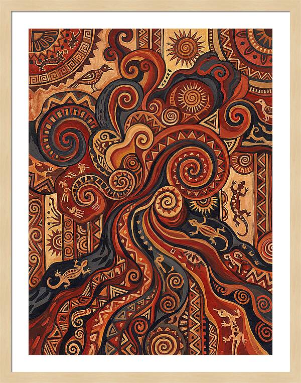 Lava Rock Folk Patterns
